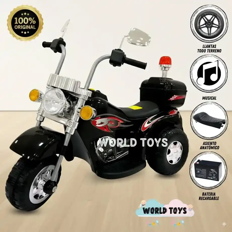 Moto Infantil  para Niños y Niñas (Pack Completo) 🎁
